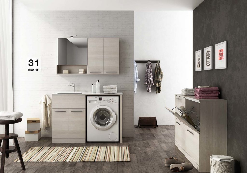 Soluzioni lavanderia bagno for Lavanderia in casa arredamento